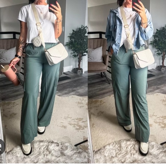 Aerie OFFLINE By Aerie Nylon Cargo Pant size XXS/TTP - Picture 12 of 12